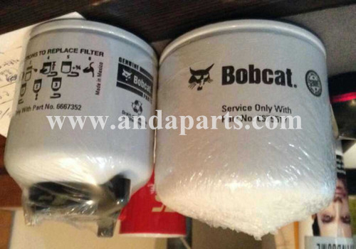 China GOOD QUALITY BOBCAT FUEL FILTER 6667652 6675517 ON SELL supplier