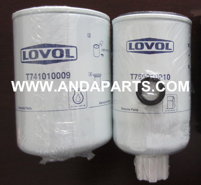 GOOD QUALITY LOVOL FUEL FILTER T750010010 supplier